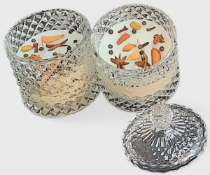 Masala Wooden log Candles