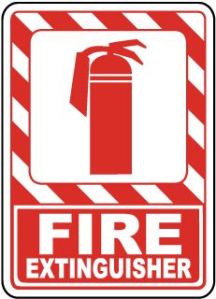 Fire extinguisher Signs