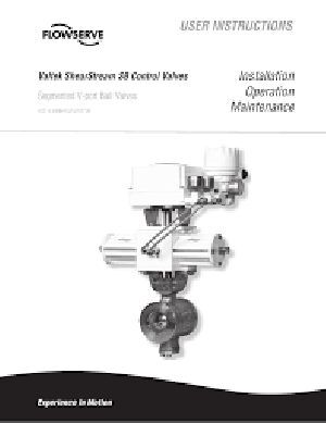 Flowserve Valtek Trunion Mounted Ball Control Valve (shearstream Control Valve)