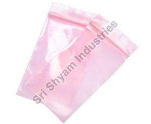 Pink Ldpe Zip Lock Bags