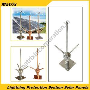 Solar Panel Lightning Protection System