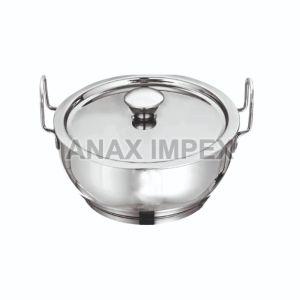 Stainless Steel Kadai With Lid