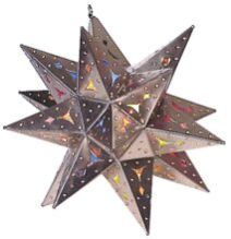 METAL STAR HANGING LAMP