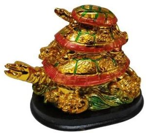 MULTICOLOR GOLDEN THREE TIER TORTOISE