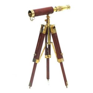 Wooden telescope tripod