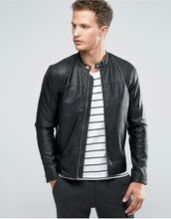 leather jacket casual wear jacket