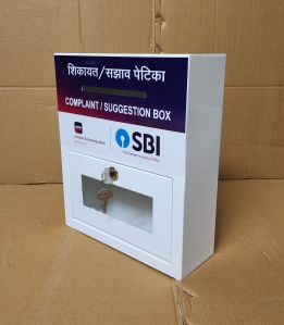 SBI hd Metal Complaint Suggestion Box