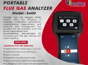 portable flue gas analyzer ve 5400