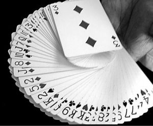 white playing cards