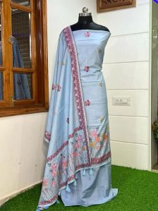 Banarasi Cotton Silk Salwar Kameez suit