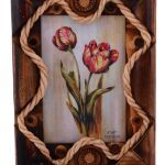 Dark Brown Wooden Frame