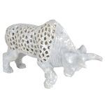 Gorara Unicorn Shaped White Statue