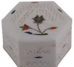 Hexagonal Marble Box