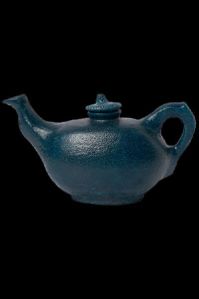 Mughal Blue Pottery Tea Kettle