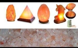 Edible salt and lamps