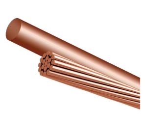 bare copper conductors