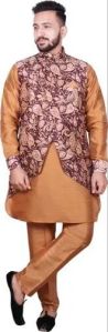 Mens Pathani Suit With Jacket