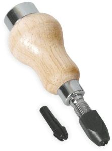 Lathe Mandrel Wooden Handle