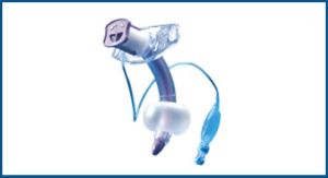 Cuffed Blue Line Ultra Tracheostomy Tube