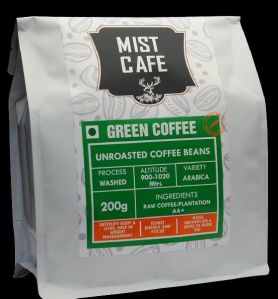 MIST CAFE ORGANIC GREEN COFFEE BEANS