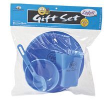 children gift set with plate bowl and glass
