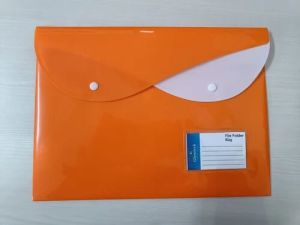 Plastic Button File Folder