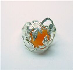 CARNELIAN CABOCHON RING