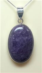 CHAROITE CABOCHON PENDANT