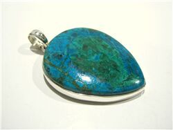 CHRYSOCOLLA CABOCHON PENDANT