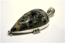 DENDRITIC AGATE CABOCHON PENDANT