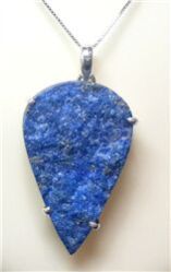 LAPIS LAZULI DRUZY PENDANT