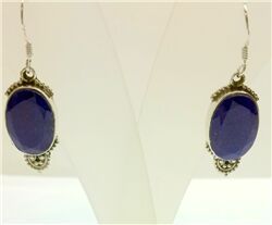 LAPIS LAZULI FACET EARRINGS