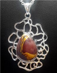 MOOKAITE CABOCHON PENDANT