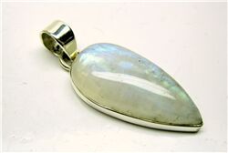 RAINBOW MOONSTONE CABOCHON PENDANT