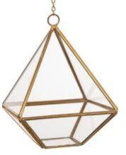 Hanging Metal Brass glass lantern