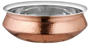 Skyra Masala Copper Finish XL Handi Bowl