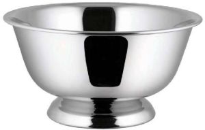 Skyra Revere Mirror Steel 400 ml Round Bowl