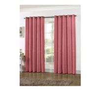 Check designed cotton curtains