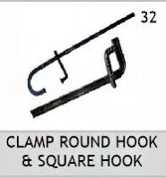 Clamp Round Hook & Square Hook