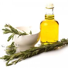 Pure organic rosemary essential oil