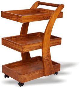 Neel Wooden Spa Trolley