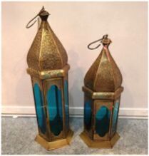 Moroccan Hurricane Candle Lantern Holder