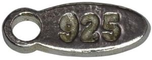 Sterling Silver 925 Tag