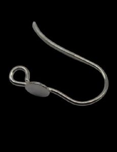 Sterling Silver Flat Pad Earwire