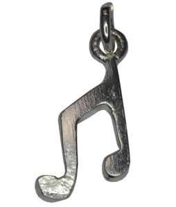 Sterling Silver Music Charm