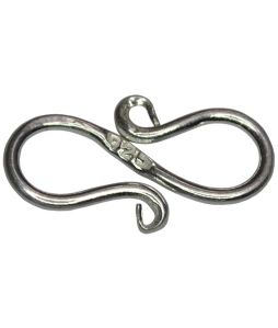 Sterling Silver Plain S Clasp