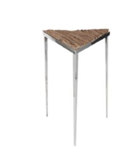 Stainless Steel Legs End Table