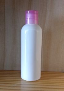 100ml round milky white pet bottle