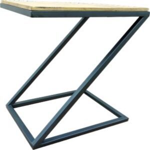 Wood Z Shape Side Table
