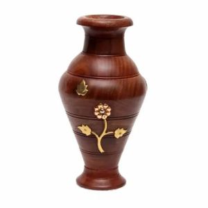 Teak Wood Flower Pot